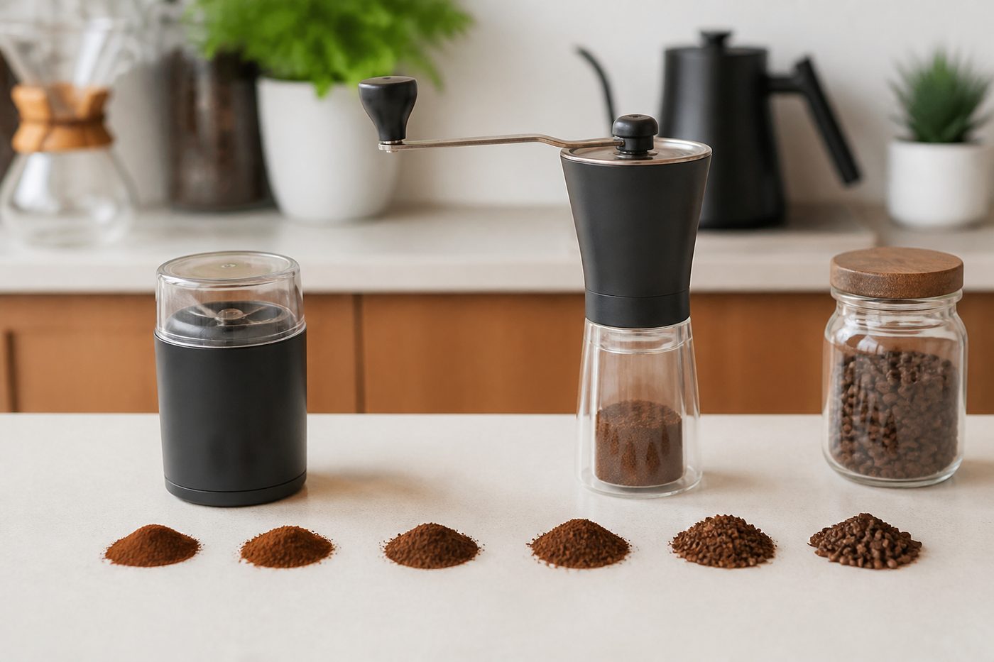 Burr grinders vs blade grinders : Grind Size Explained: A Chart for Every Brewing Method