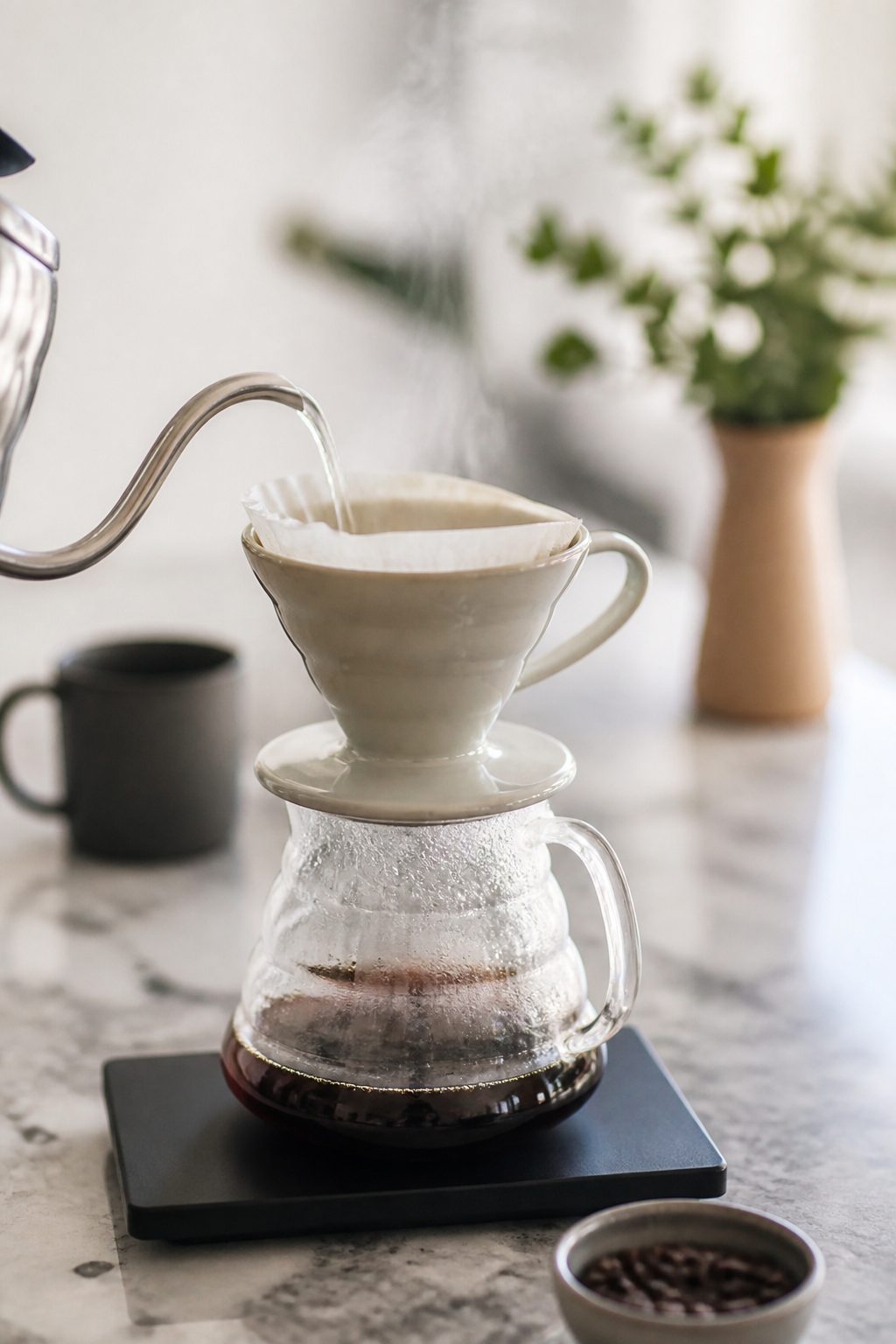 The main pour : Pour-Over Coffee at Home: A Step-by-Step Method